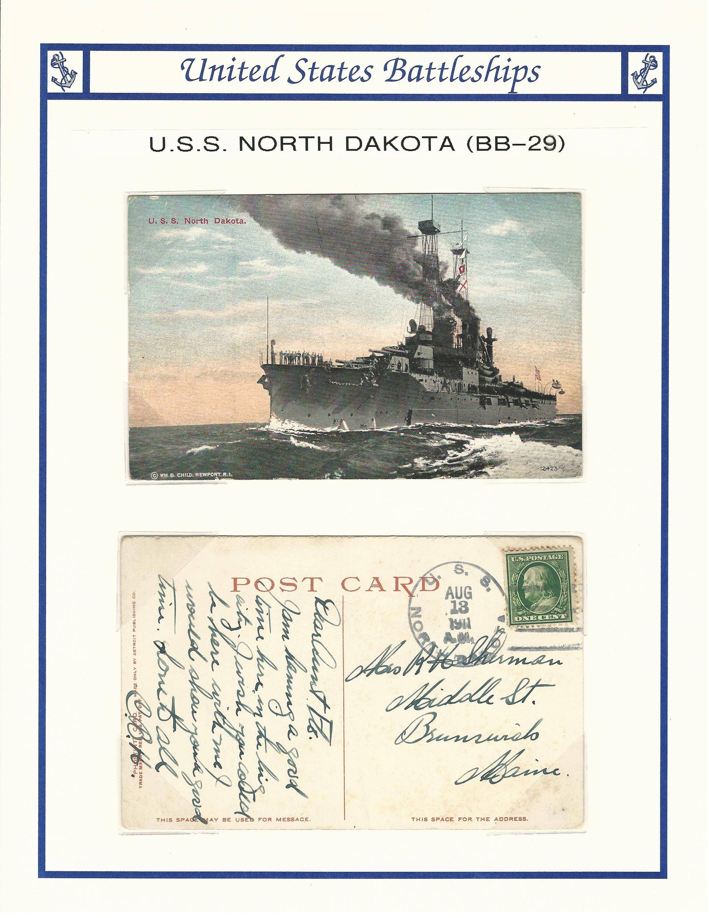 USS North Dakota BB-29