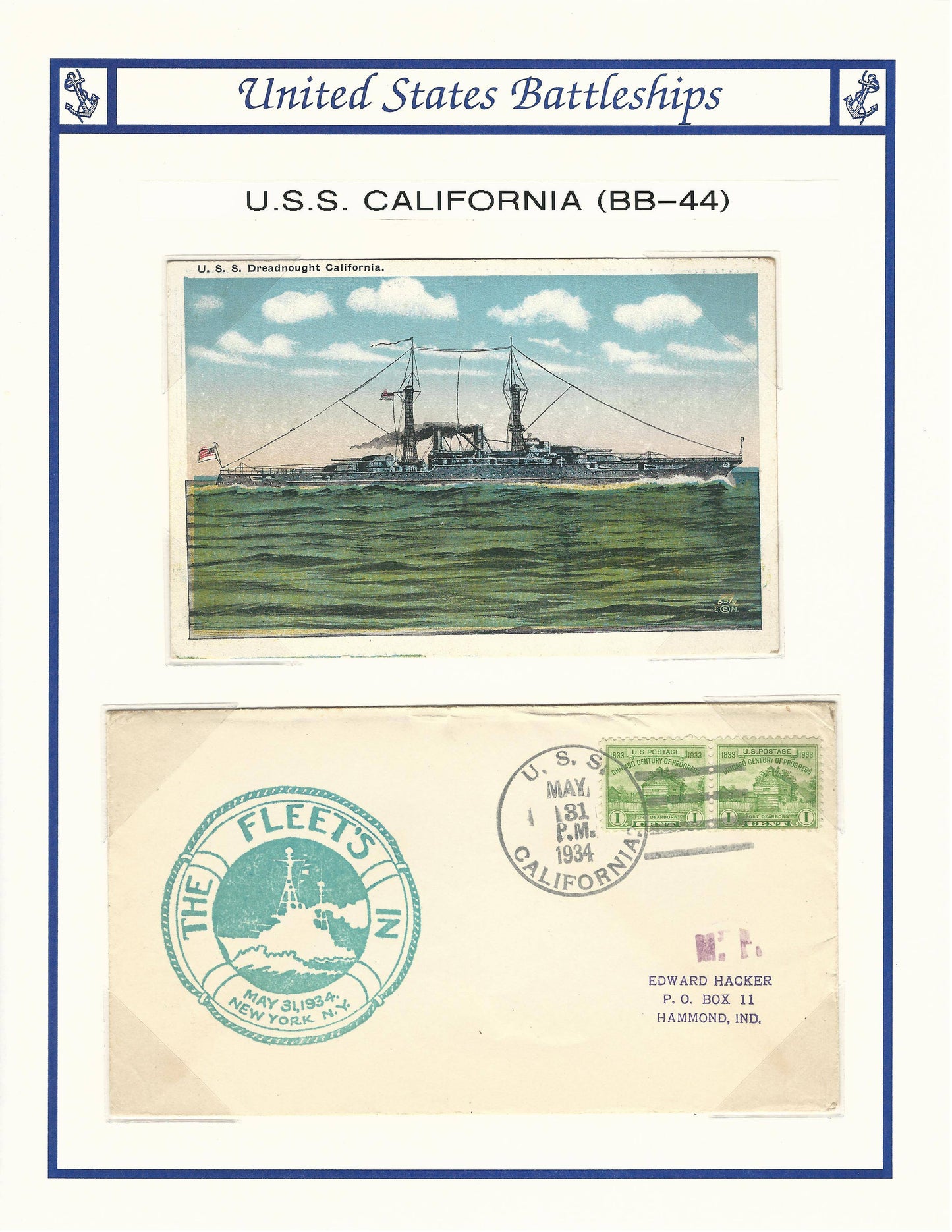 USS California BB-44