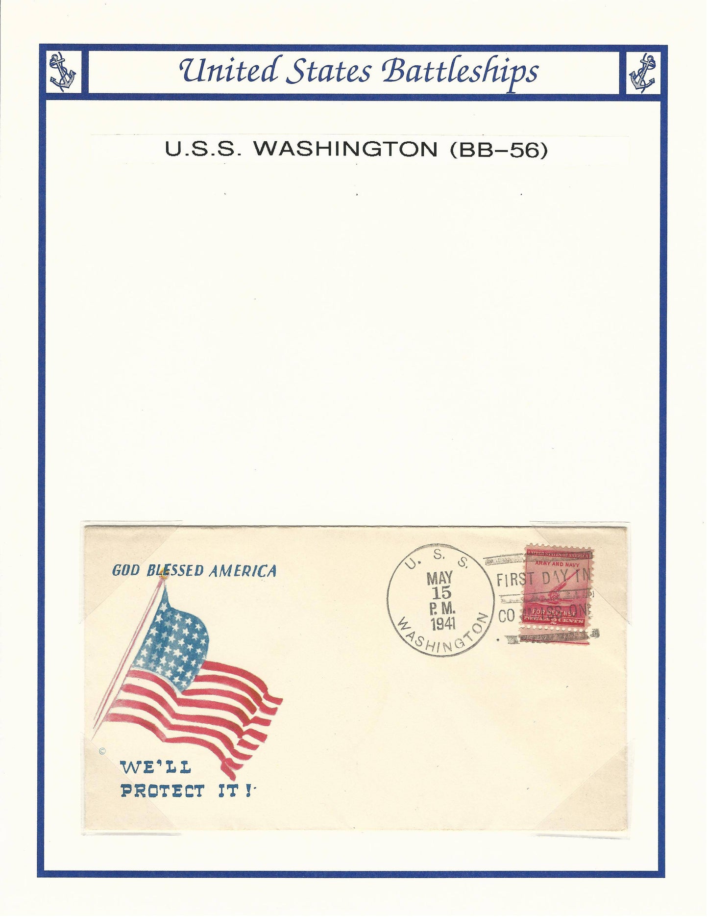 USS Washington BB-56