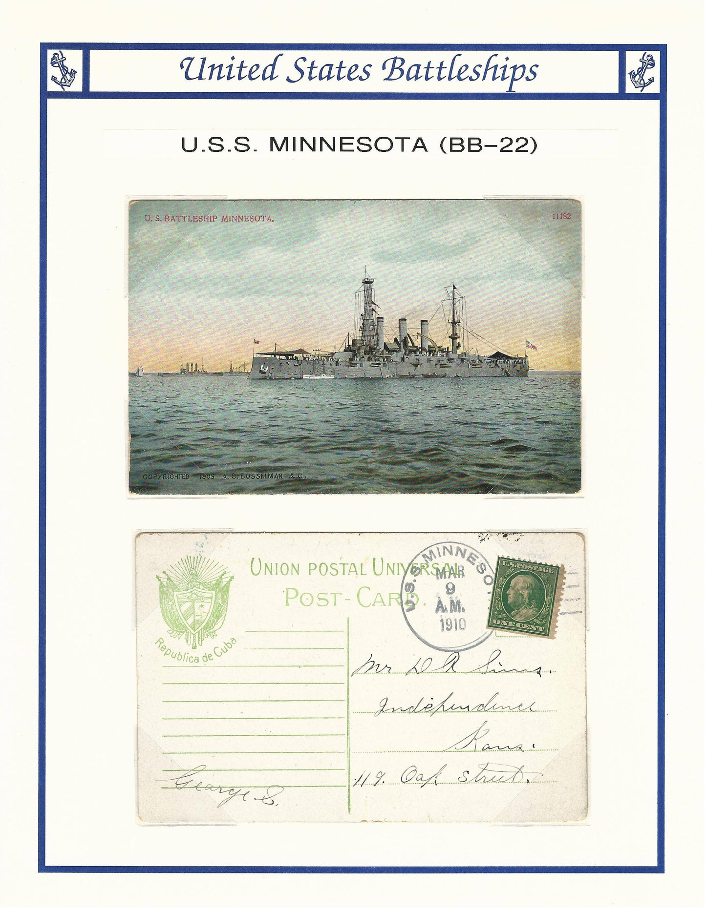 USS Minnesota BB-22
