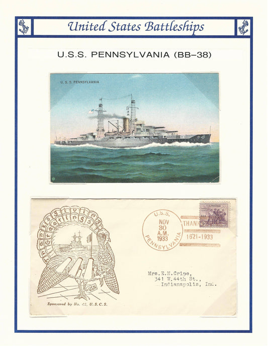 USS Pennsylvania BB-38