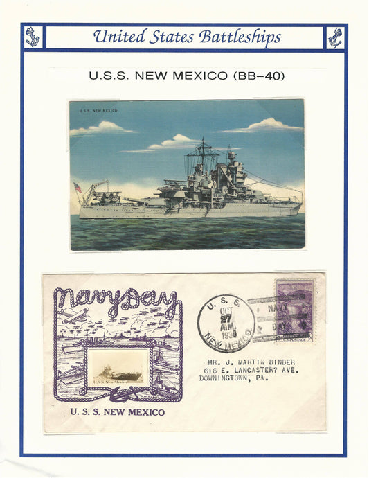 USS New Mexico BB-40