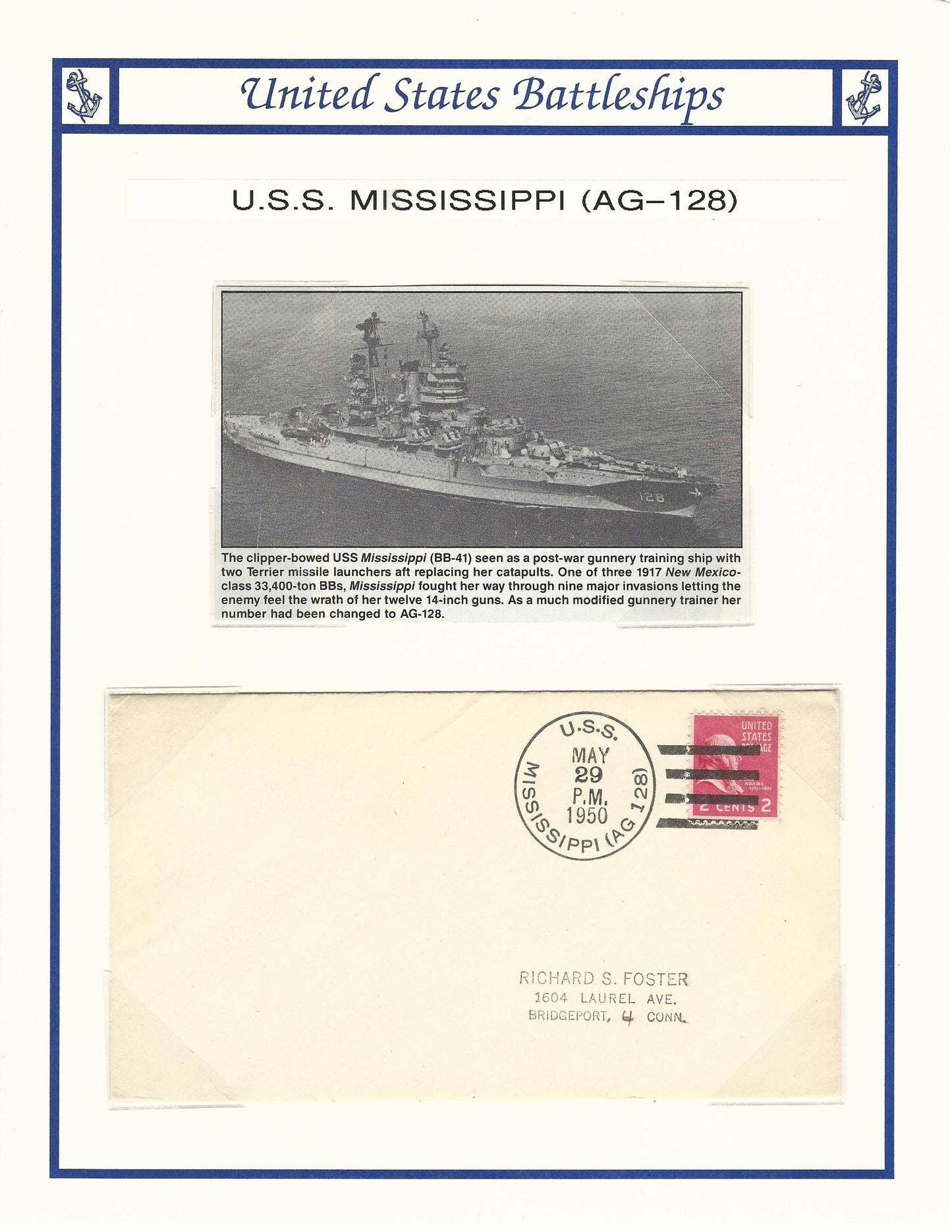 USS Mississippi AG-128