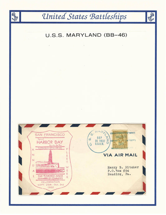 USS Maryland BB-46