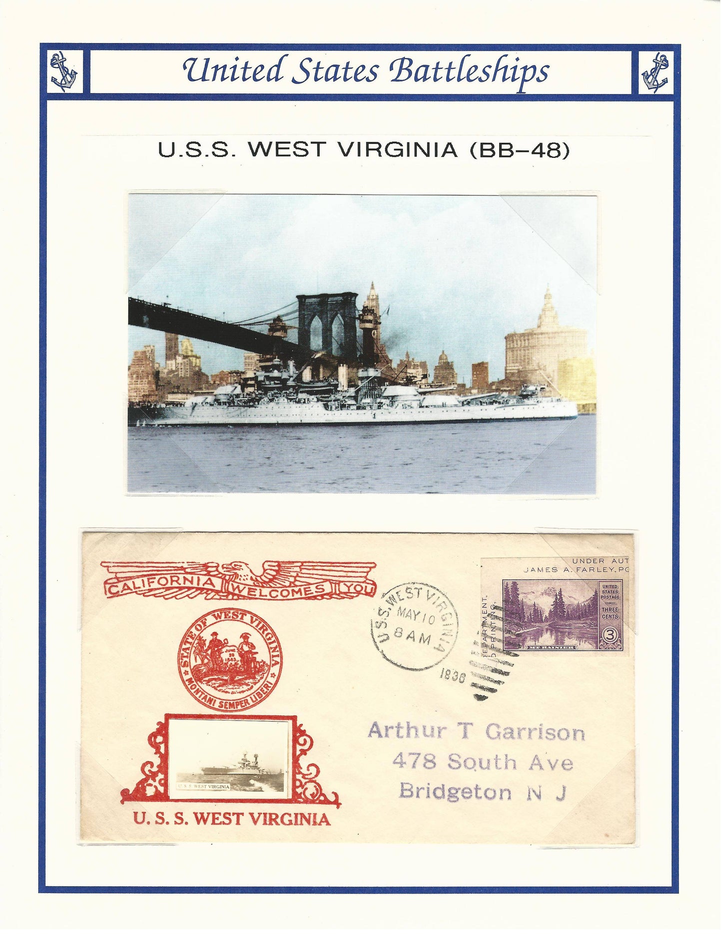 USS West Virginia BB-48