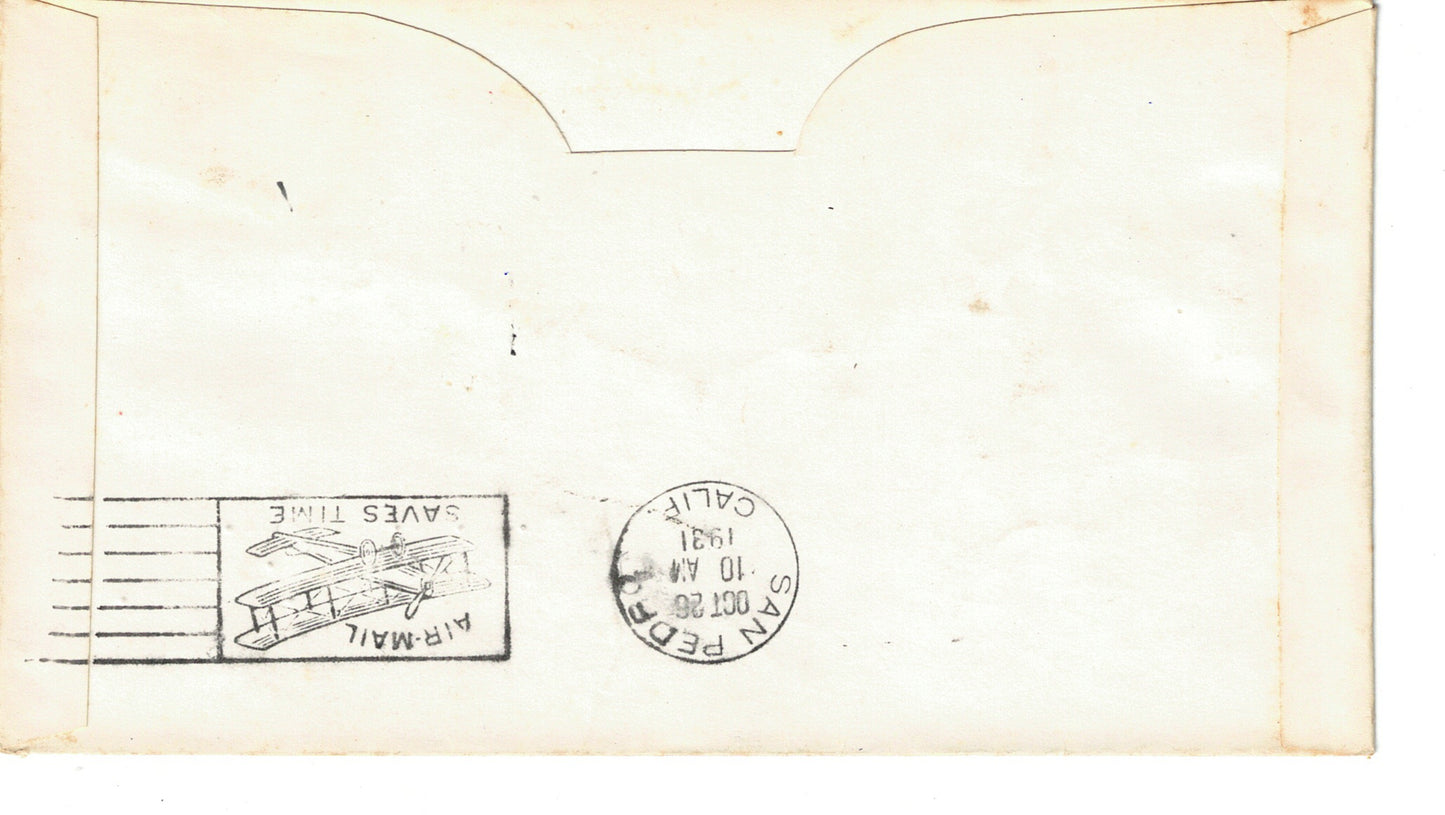 USS Arkansas Herbert Hoover visits Yorktown cancel Photographic Cachet Cover Crosby Beazell Oct 19 1931