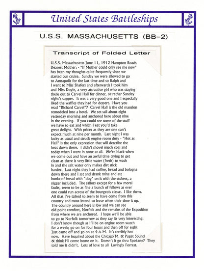 USS Massachusetts BB-2